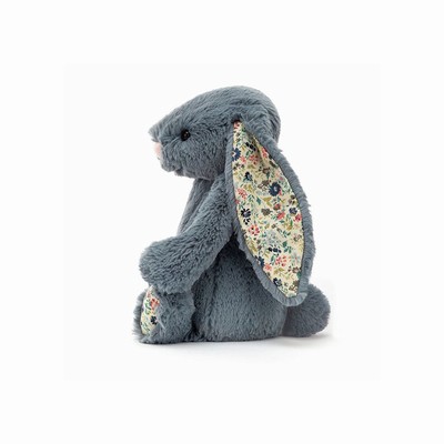 Jellycat Blossom Dusky Blue Bunny Australia | 723486TER